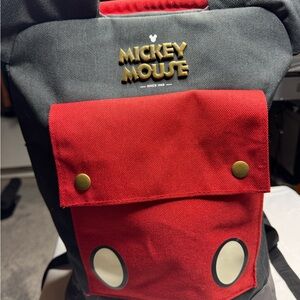 Red and Black Mickey Mouse Backpack